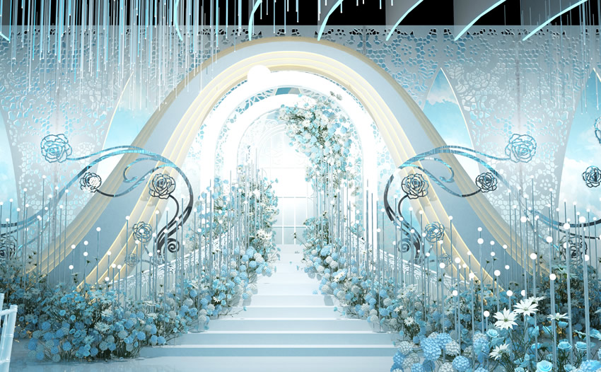 长兴釡香烙馍村水晶厅效果展示